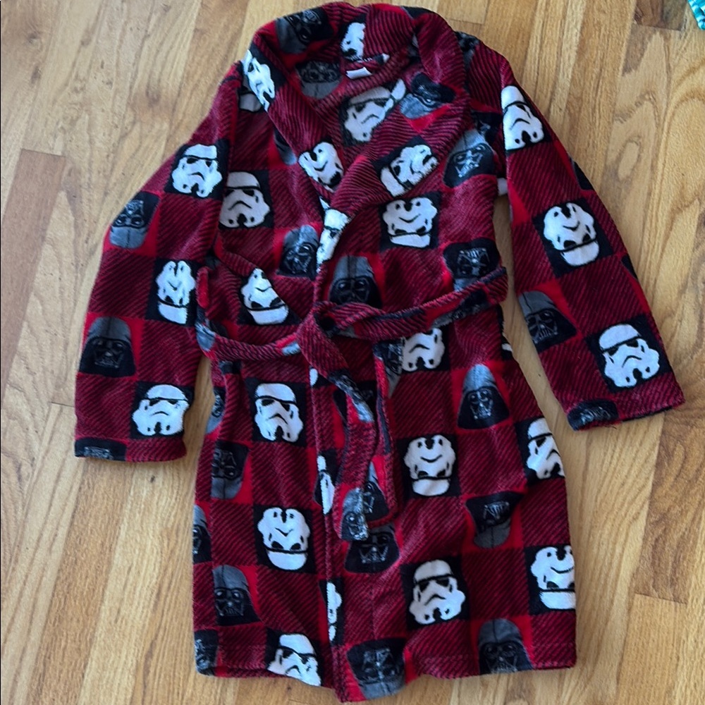 Star Wars Kids Robe - Red and Black